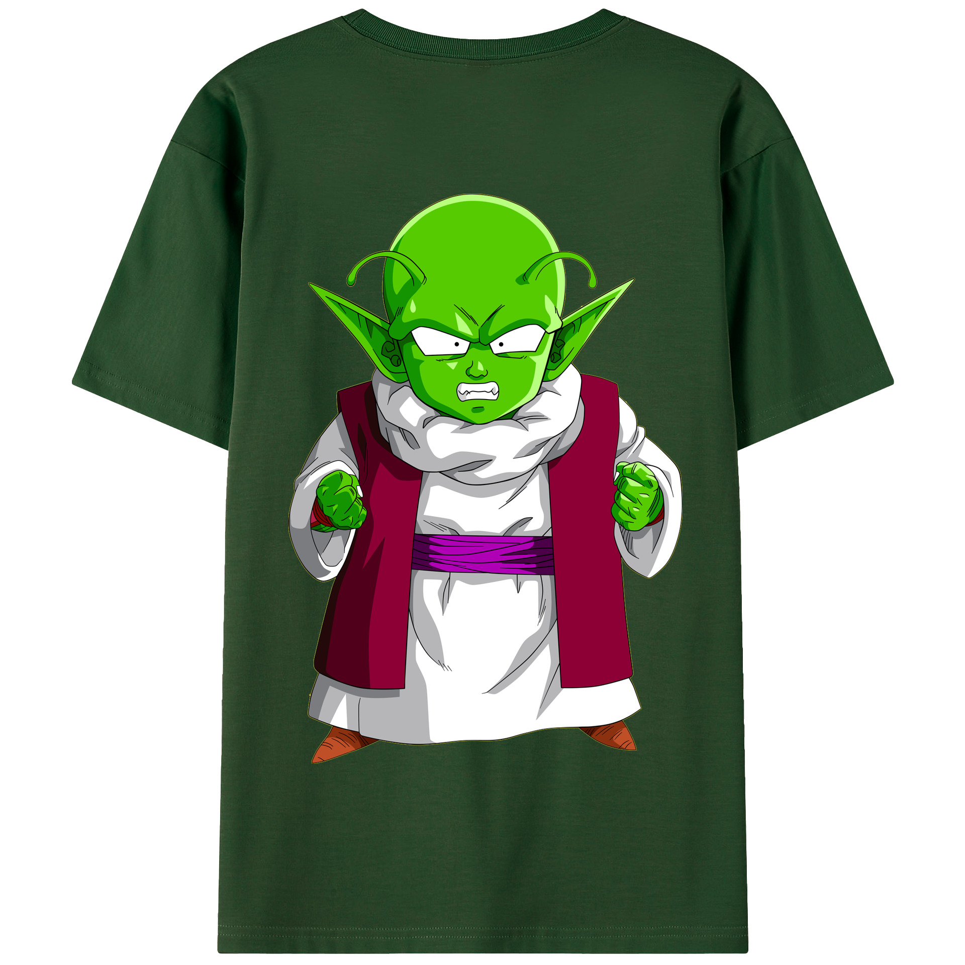 （画像用） ドラゴンボール ピッコロ DRAGON BALL Piccolo 綿100％半袖Tシャツ（背面プリント）